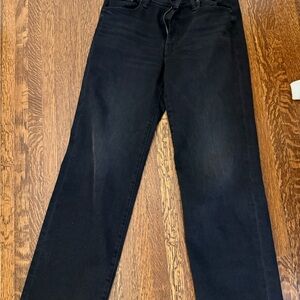 Mother Mid-RiseRambler Black Jeans size 27
